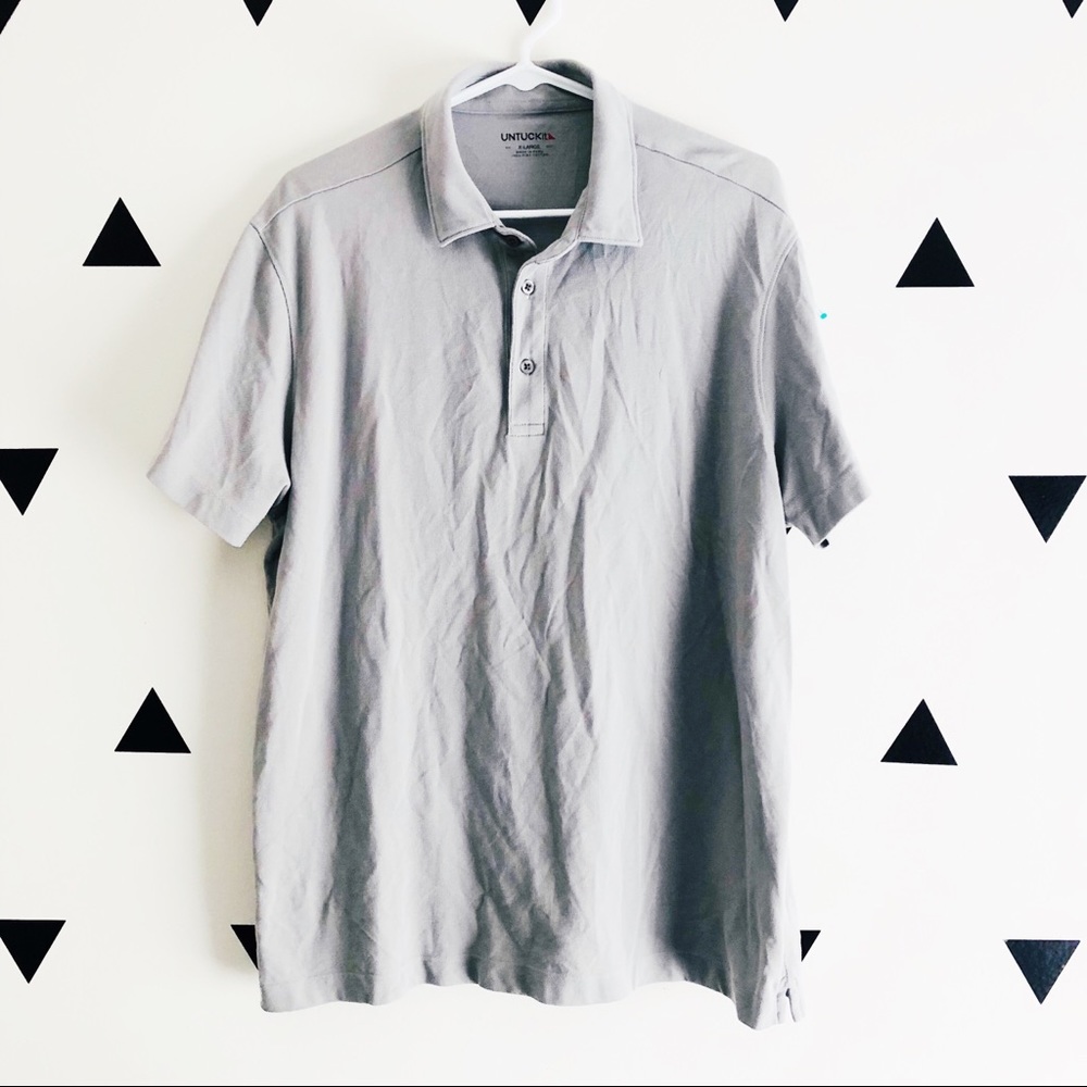 Untuckit Men’s XL Polo Shirt Pima Cotton